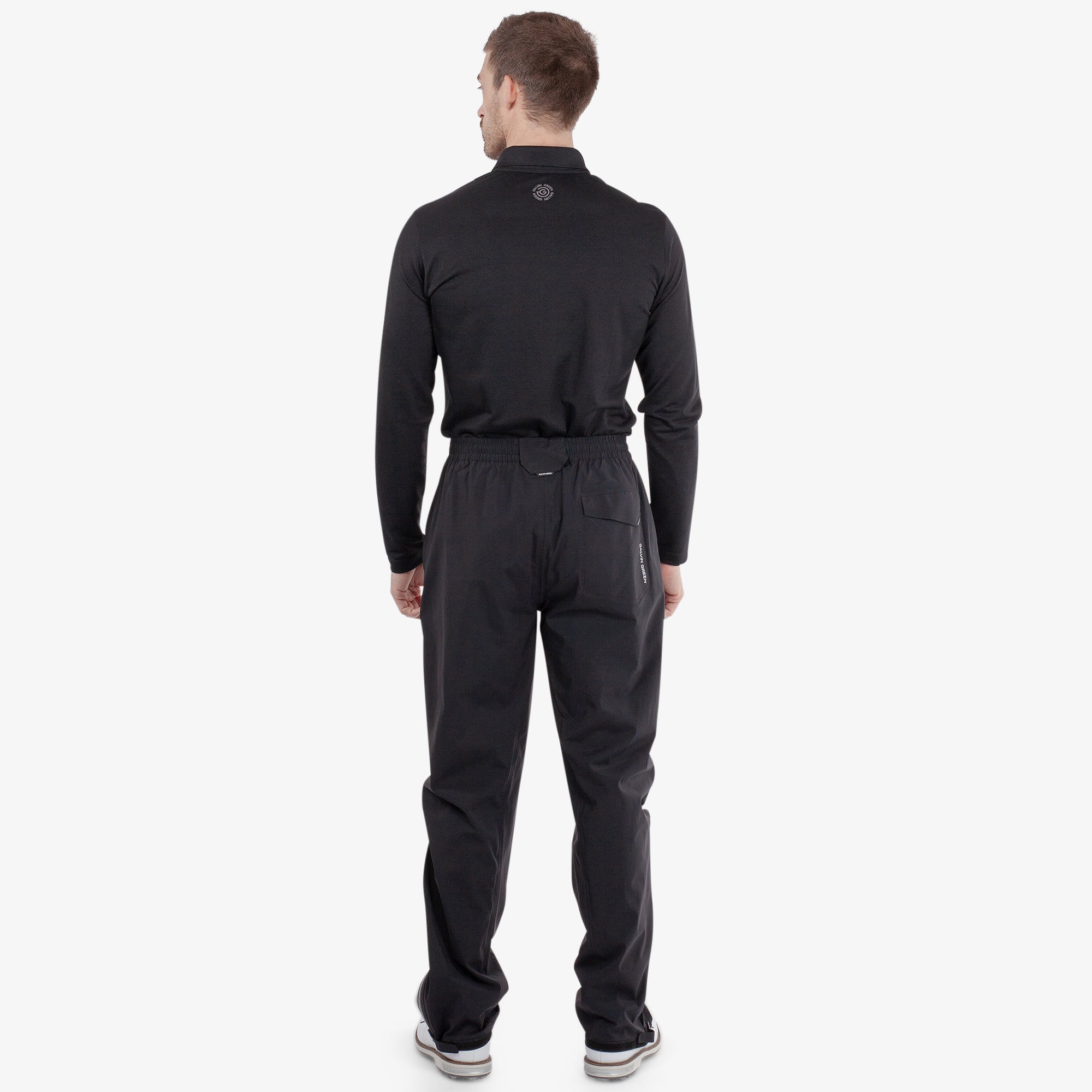 Galvin Green Arthur PacLite Gore-Tex Mens Waterproof Golf Trousers Black